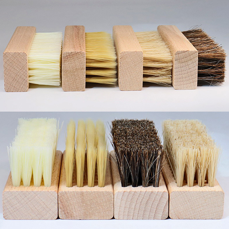 Sneaker Cleaning Kit - 유용한 나무 손잡이 신발 광택제 브러시,