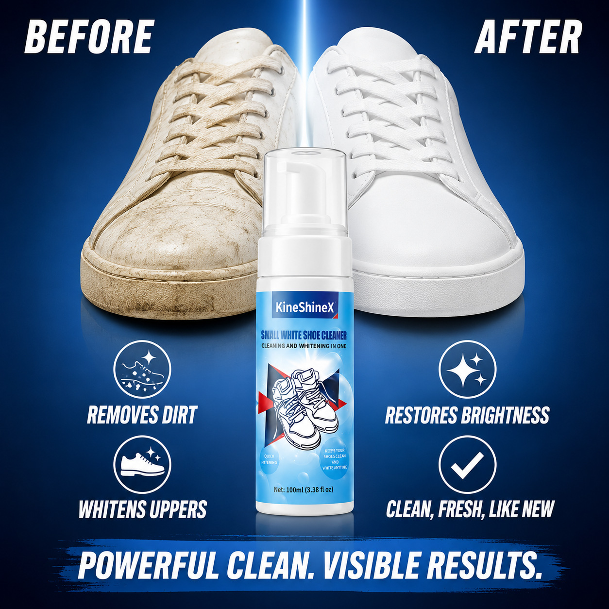 Sneaker Care Products - 기헨 신발 클리너 키트, 물 없이